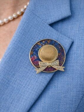 NIB Vintage Hat Brooch Pin